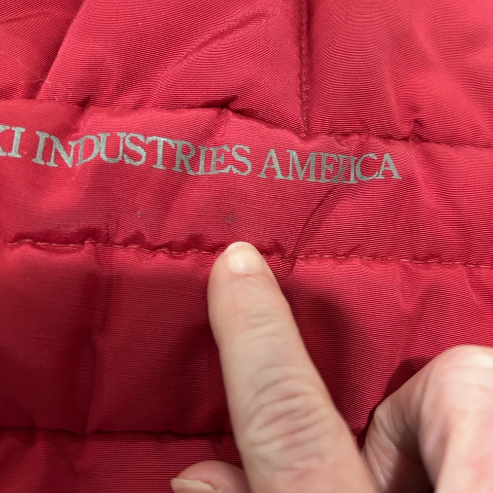 Red Vintage Roffe Ski Jacket - Picture 14 of 16